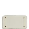 Hermès Birkin 30 White Clemence Gold Hardware