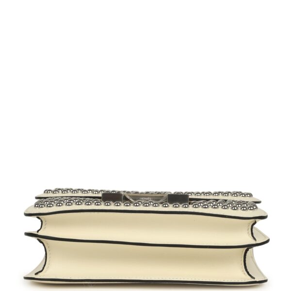 Hermès Constance 18 Clouté Cream Box Palladium Hardware
