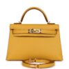Hermès Kelly Sellier 20 Jaune Ambre Epsom Gold Hardware
