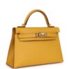 Hermès Kelly Sellier 20 Jaune Ambre Epsom Gold Hardware