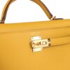 Hermès Kelly Sellier 20 Jaune Ambre Epsom Gold Hardware