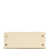 Hermès Kelly Sellier 25 Craie, Jaune Poussin Epsom Gold Hardware