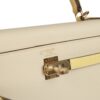 Hermès Kelly Sellier 25 Craie, Jaune Poussin Epsom Gold Hardware