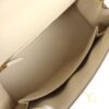 Hermès Kelly Sellier 25 Craie, Jaune Poussin Epsom Gold Hardware