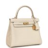 H-K-260401-3-02 Hermès Kelly Retourne 25 Craie Togo Gold Hardware