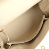 H-K-260401-3-09 Hermès Kelly Retourne 25 Craie Togo Gold Hardware