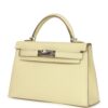 H-K-260406-2-03 Hermès Kelly Sellier 20 Jaune Milton Epsom Palladium Hardware
