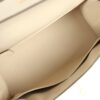 Hermès Kelly Sellier 28 Craie and Gris Mouette Epsom Permabrass Hardware