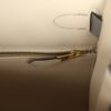 Hermès Kelly Sellier 28 Craie and Gris Mouette Epsom Permabrass Hardware