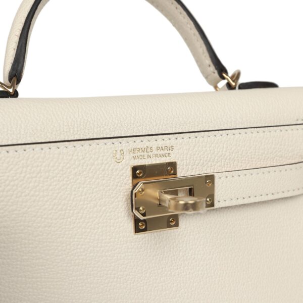 H-K-260511-1-07 Hermès Kelly Sellier 20 Nata Verso Chevre Mysore Permabrass Hardware