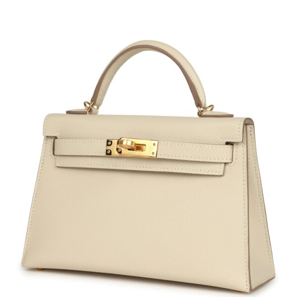 Hermès Kelly Sellier 20 Craie Epsom Gold Hardware