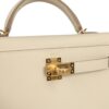 Hermès Kelly Sellier 20 Craie Epsom Gold Hardware