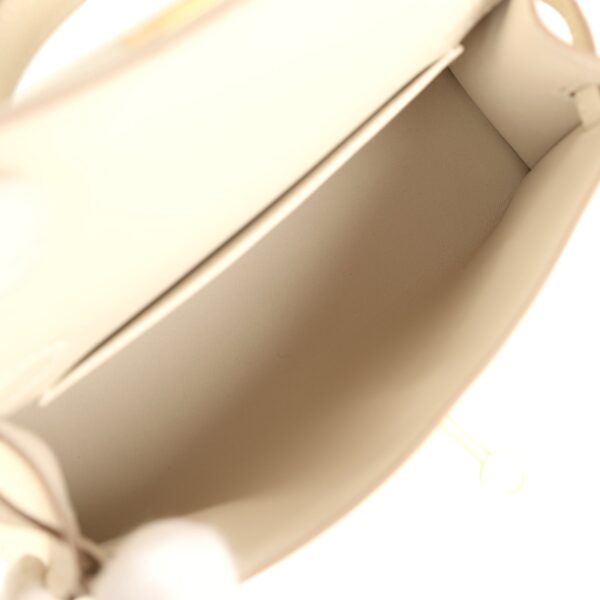 Hermès Kelly Sellier 20 Craie Epsom Gold Hardware
