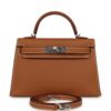 H-K-260602-5-01 Hermès Kelly Sellier 20 Gold Epsom Palladium Hardware