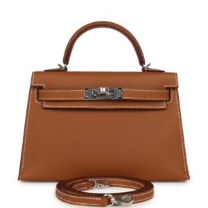 H-K-260602-5-01 Hermès Kelly Sellier 20 Gold Epsom Palladium Hardware
