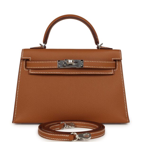 H-K-260602-5-01 Hermès Kelly Sellier 20 Gold Epsom Palladium Hardware