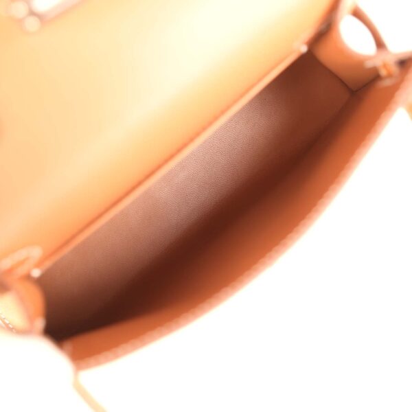 H-K-260602-5-08 Hermès Kelly Sellier 20 Gold Epsom Palladium Hardware