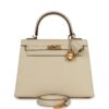 H-K-260630-8-01 Hermès Kelly Sellier 25 Nata Epsom Gold Hardware