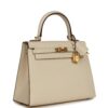 H-K-260630-8-02 Hermès Kelly Sellier 25 Nata Epsom Gold Hardware