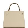 H-K-260630-8-05 Hermès Kelly Sellier 25 Nata Epsom Gold Hardware