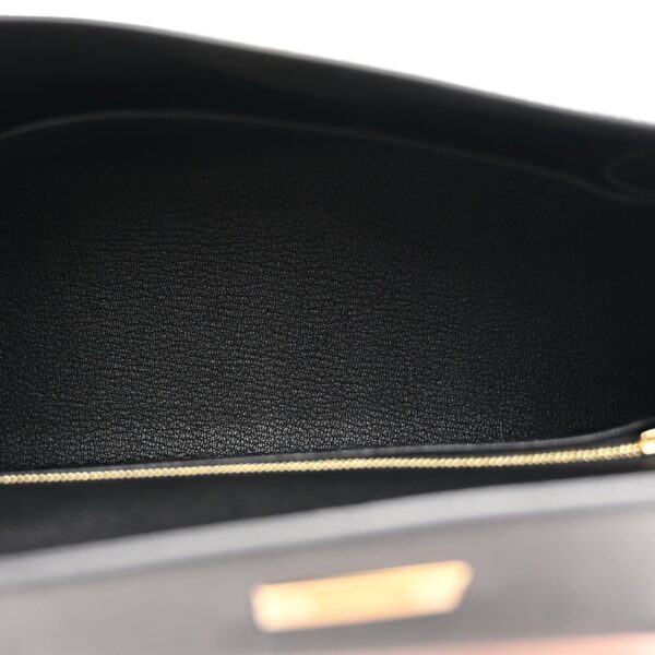 Hermès Epsom Kelly Sellier 25 Black