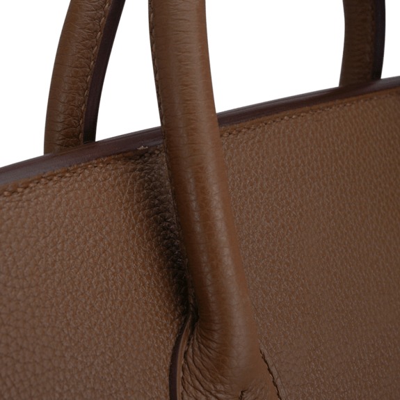 Hermes Limited Edition Helium Hac 50 Bag Alezan Togo Leather Aluminum Hardware