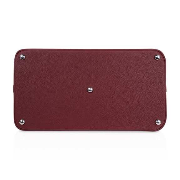 Hermès Bolide 45 Bag Rouge H Togo Leather with Palladium Hardware