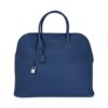Hermes Bolide 45 Bag Blue de Prusse Togo Leather with Palladium Hardware