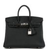 H-B-250721-3-01 Hermès Birkin 25 Black Togo Brushed Palladium Hardware