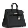 H-B-250721-3-02 Hermès Birkin 25 Black Togo Brushed Palladium Hardware