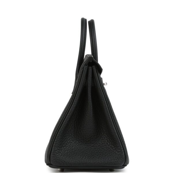 H-B-250721-3-03 Hermès Birkin 25 Black Togo Brushed Palladium Hardware