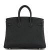 H-B-250721-3-04 Hermès Birkin 25 Black Togo Brushed Palladium Hardware