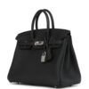 H-B-250721-3-05 Hermès Birkin 25 Black Togo Brushed Palladium Hardware