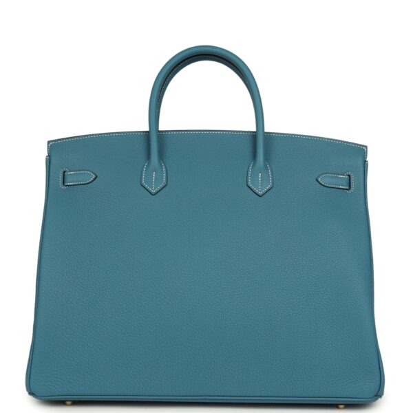 Hermès Birkin 40 Blue Jean Togo Gold Hardware