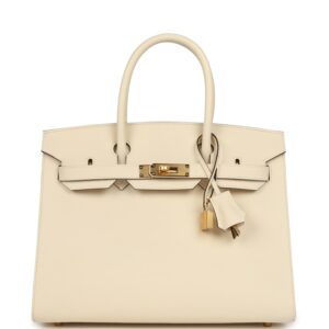 H-B-260618-2-01 Hermès Birkin Sellier 30 Nata Epsom Gold Hardware