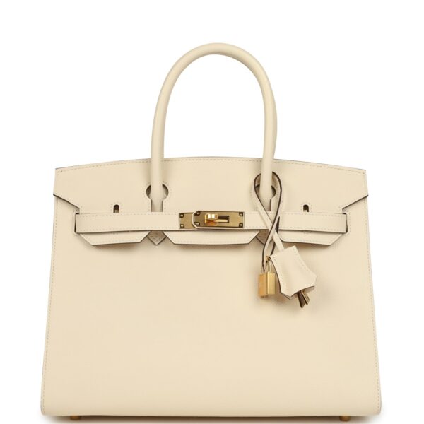 Hermès Birkin Sellier 30 Nata Epsom Gold Hardware