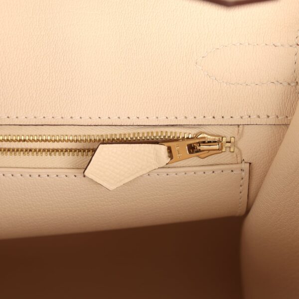 Hermès Birkin Sellier 30 Nata Epsom Gold Hardware