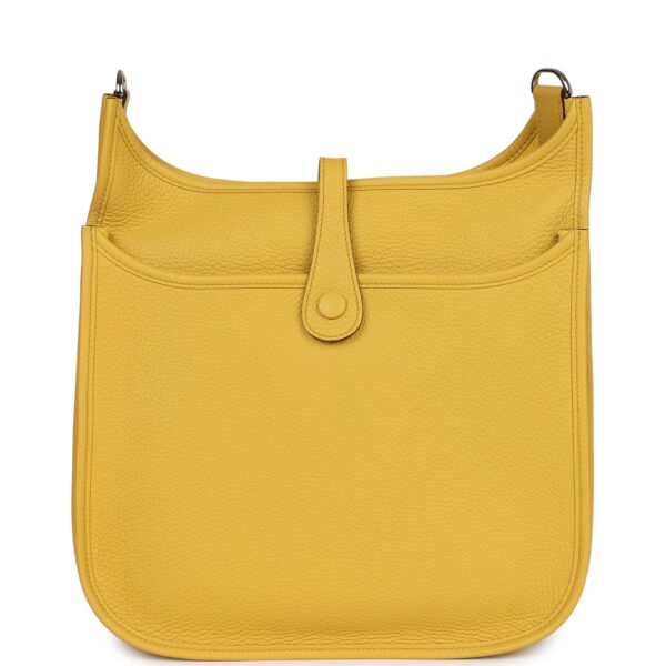 H-E-240412-1-05 Hermès Evelyne III PM Sun Clemence Palladium Hardware