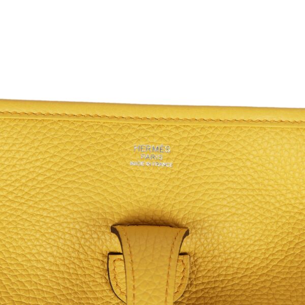 H-E-240412-1-07 Hermès Evelyne III PM Sun Clemence Palladium Hardware