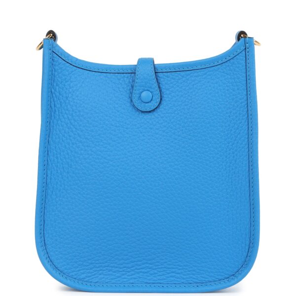 Hermès Evelyne TPM New Bleu Hydra Clemence Gold Hardware