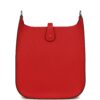 H-E-250731-3-05 Hermès Evelyne Sellier TPM Rouge Radieux Epsom Palladium Hardware