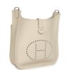 H-E-260217-1-02 Hermès Evelyne III PM Craie Clemence Palladium Hardware