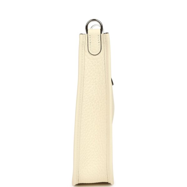 Hermès Evelyne TPM Cream Clemence Palladium Hardware