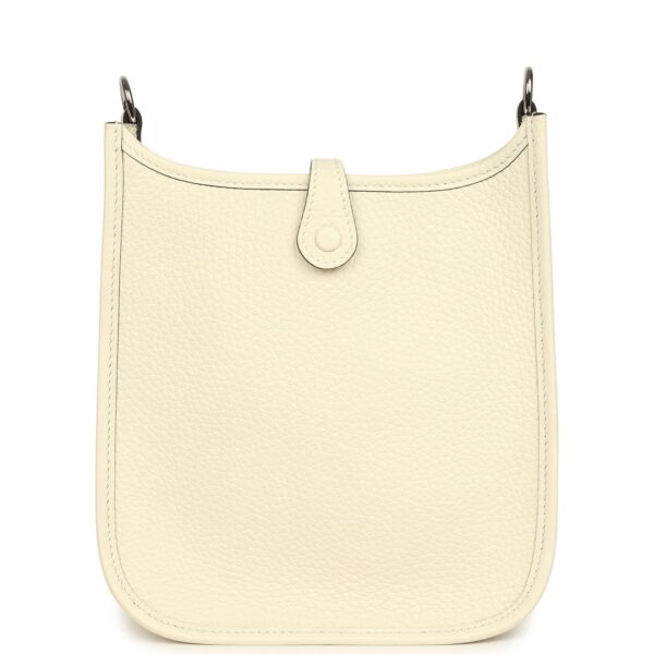 Hermès Evelyne TPM Cream Clemence Palladium Hardware