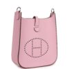 Hermès Evelyne Sellier TPM Mauve Sylvestre Epsom Palladium Hardware