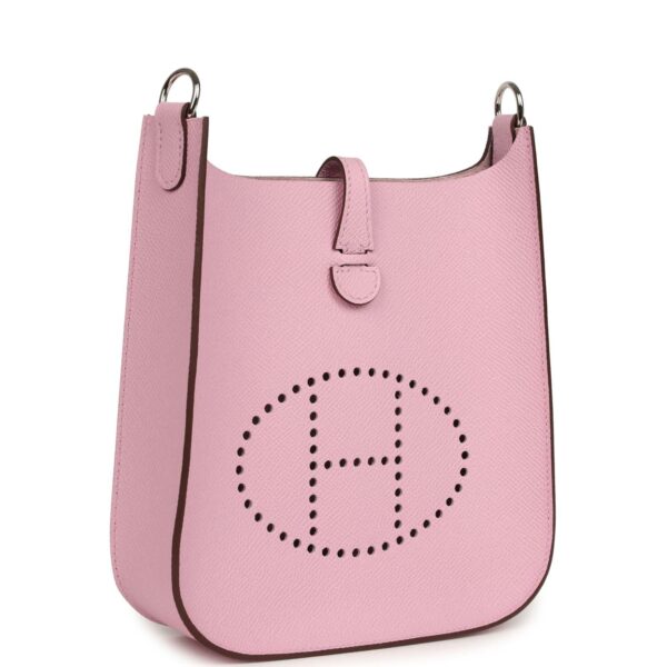 Hermès Evelyne Sellier TPM Mauve Sylvestre Epsom Palladium Hardware