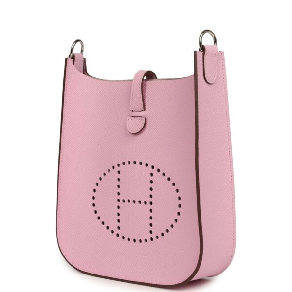 Hermès Evelyne Sellier TPM Mauve Sylvestre Epsom Palladium Hardware