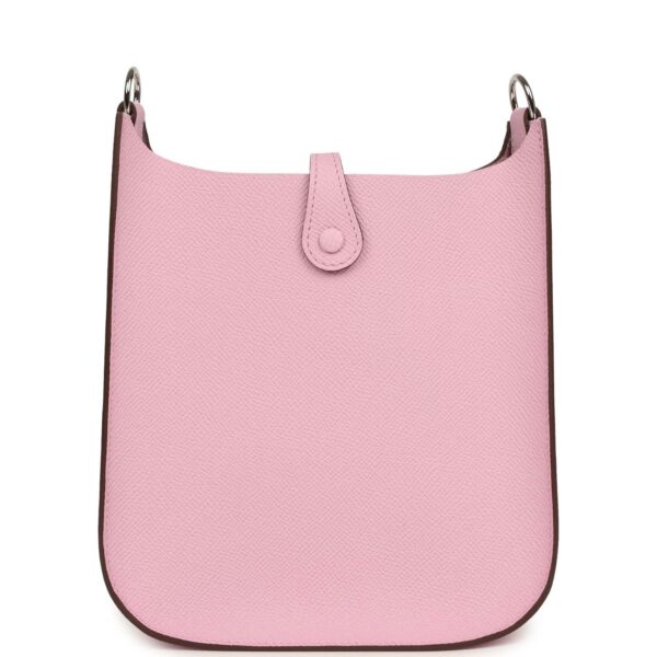 Hermès Evelyne Sellier TPM Mauve Sylvestre Epsom Palladium Hardware
