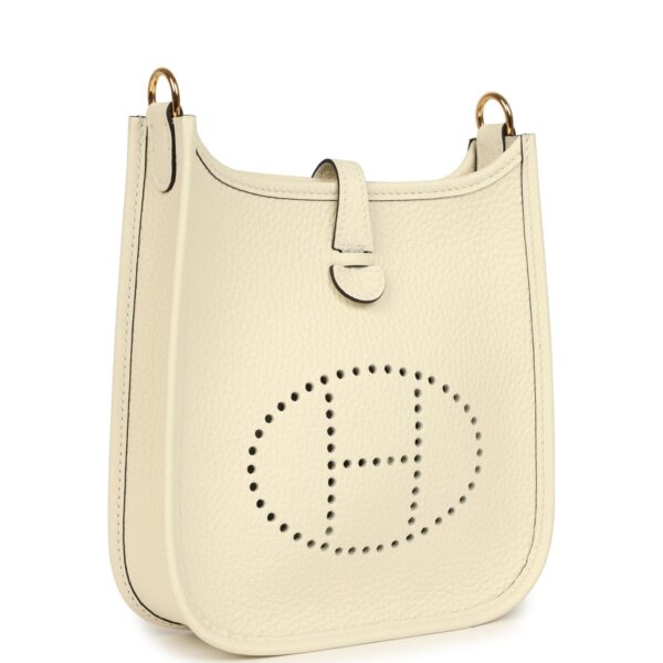 H-E-260331-4-02 Hermès Evelyne TPM Cream Clemence Gold Hardware