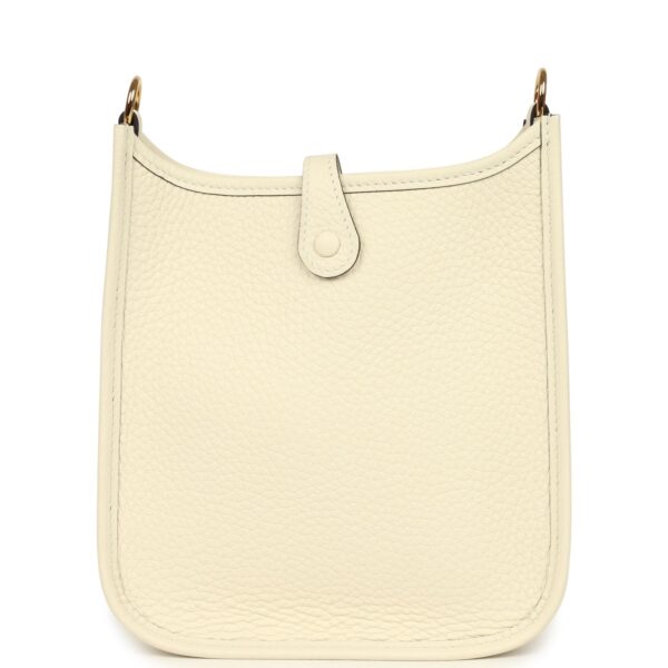 H-E-260331-4-05 Hermès Evelyne TPM Cream Clemence Gold Hardware